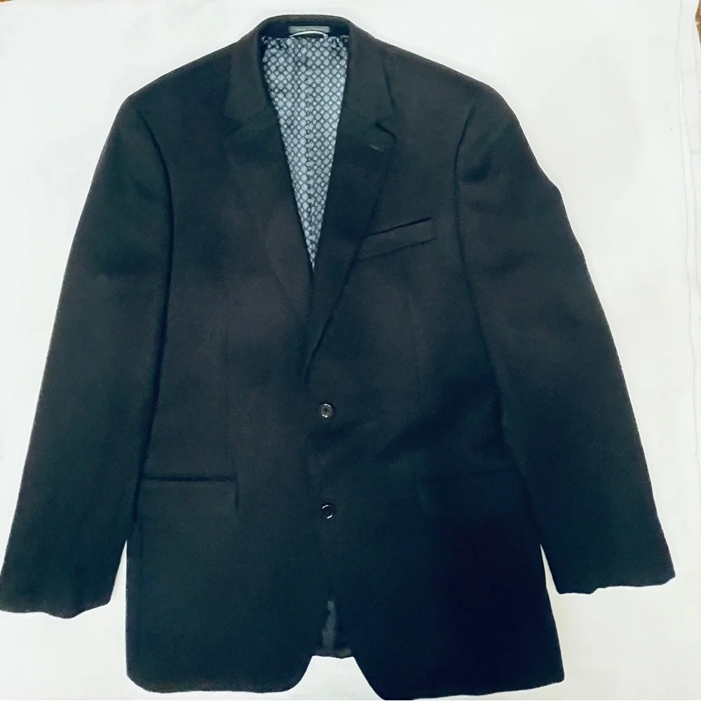 Michael Kors 100% Camel Hair Blazer | Navy | 40 L
